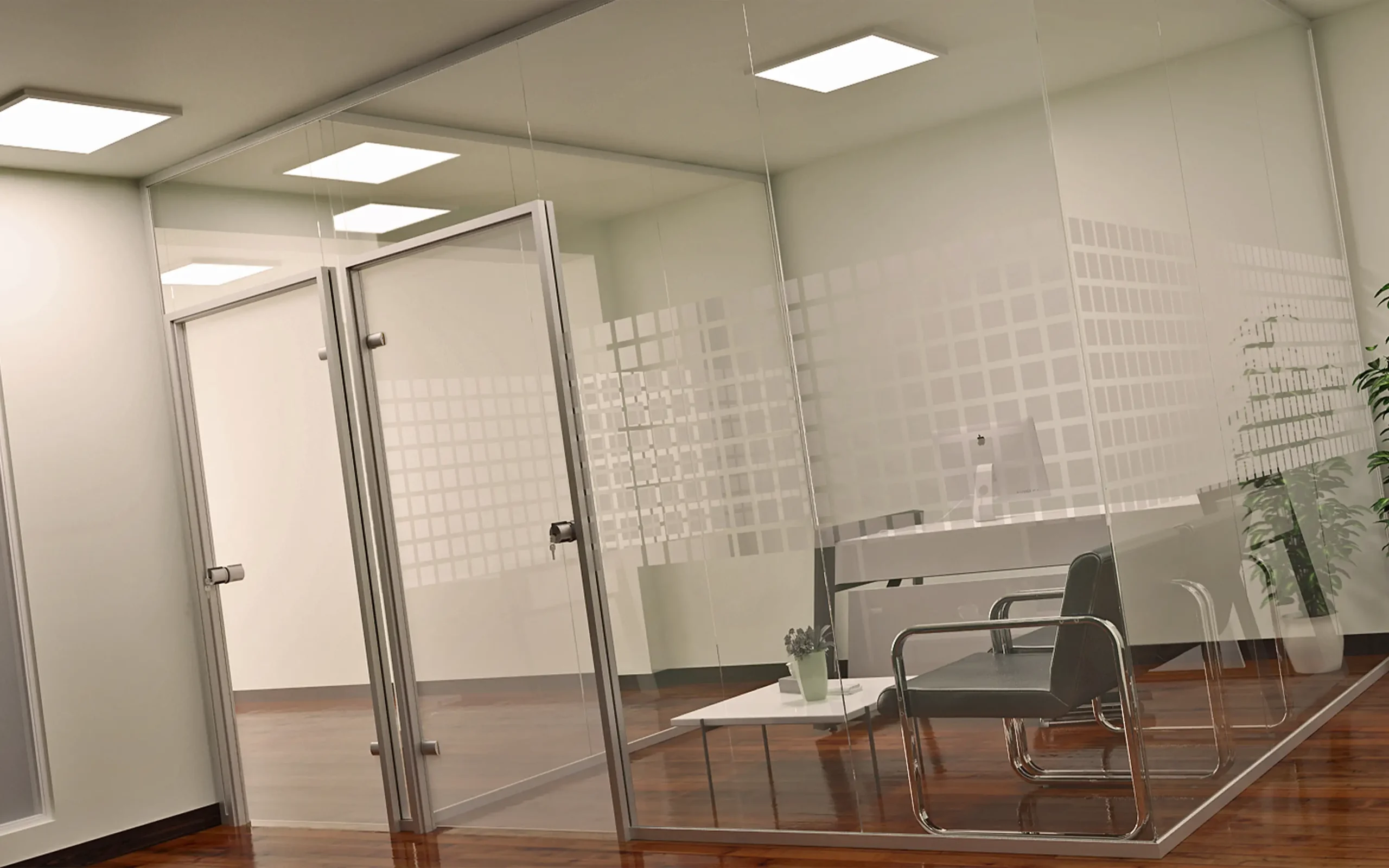 پارتیشن تک جداره آلومینیوم